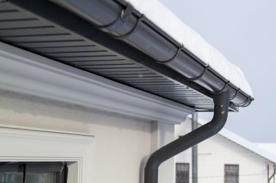 Gutter Cover System on Commercial Building
